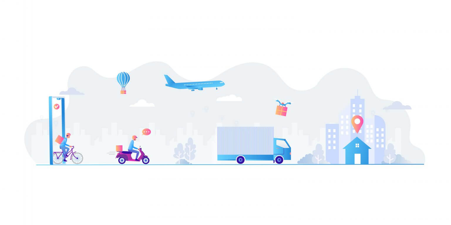Delivery fleet on UAE roads